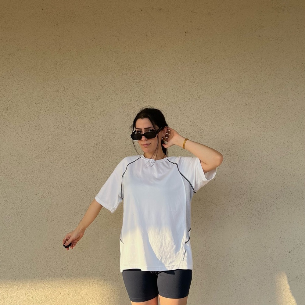 White unisex Jersey
